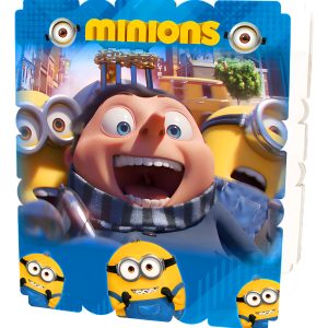 Piñata Minion Fiesta Película Muñecos Niños Amarillo Azul
