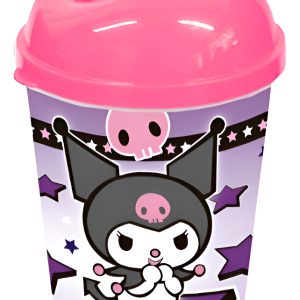 Vaso Pitillo Kuromi Decoracion Mesa Fiesta Cumpleaños X12