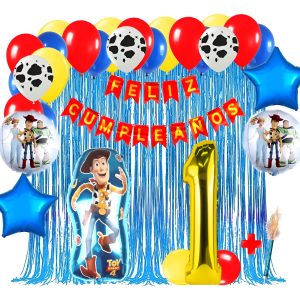 Kit Globos Toy Story Woody Granja Cumpleaños Decoración