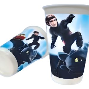 Vaso Como Entrenar Dragón Chimuelo Cumpleaños Mesa Fiesta