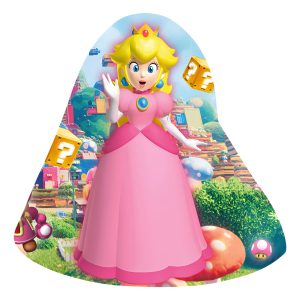 Gorro Princesa Peach Mario Decoración Cumpleaños X12