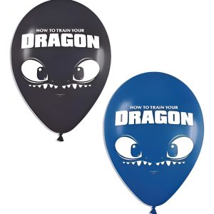 Globo Látex Chimuelo Fiesta Decoración Negro Azul X20