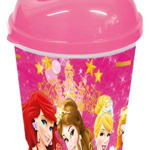 Vaso Pitillo Fiesta Decoracion Cumpleaños Princesas Rosado