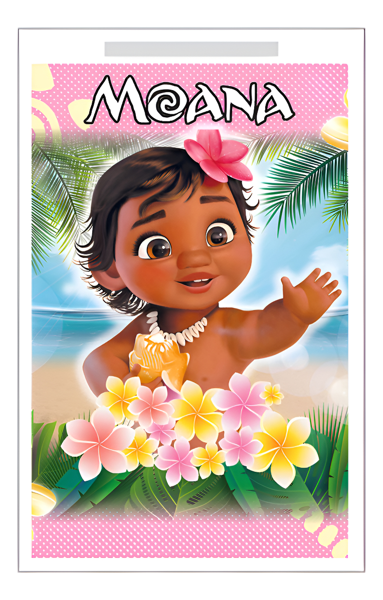 Bolsa Decoracion Moana Fiesta Cumpleaños Rosado Niña X20