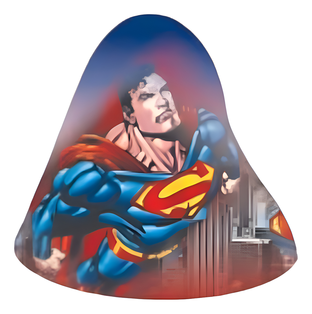 Gorro Superman Fiesta Decoracion Heroes Cumpleaños X12 Promo