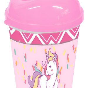 Vaso Pitillo Rosado Fiesta Mesa Cumpleaños Unicornio X6 Ya