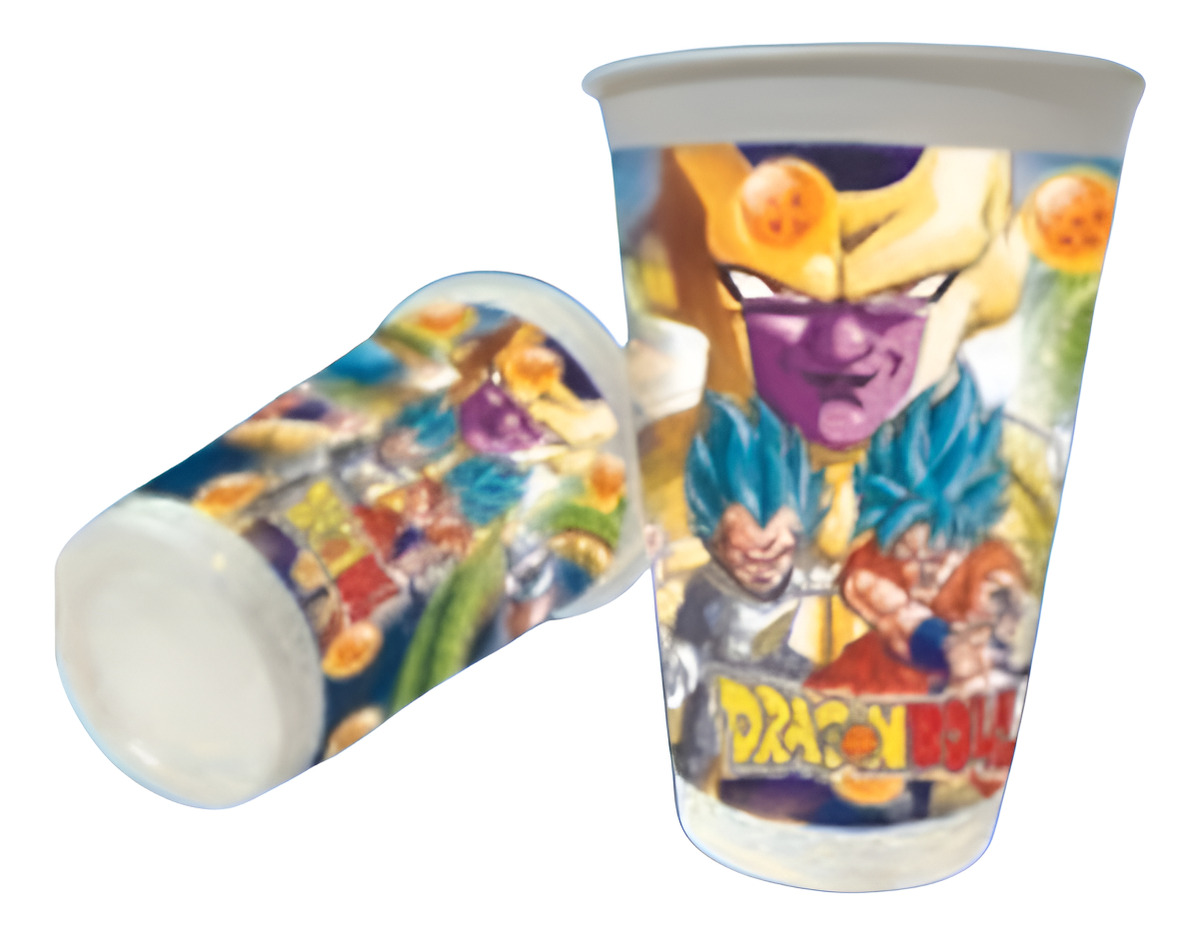 Vasos Dragon Ball Z Mesa Decoracion Goku Fiesta X12 Comprar