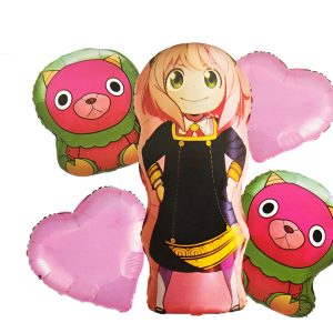 Bouquet Globos Anya Forger Spy X Anime Decoracion Fiesta