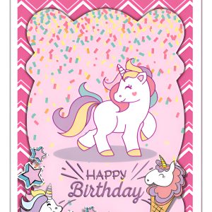 Bolsa Decoracion Obsequio Fiesta Unicornio Cumpleaños X20