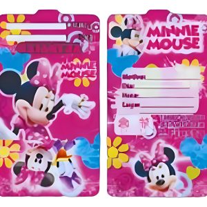 Tarjeta Invitacion Minnie Mouse Cumpleaños Fucsia Fiesta