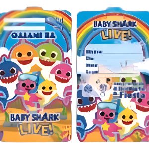 Tarjeta Invitacion Baby Shark Fiesta Decoracion Promo Oferta