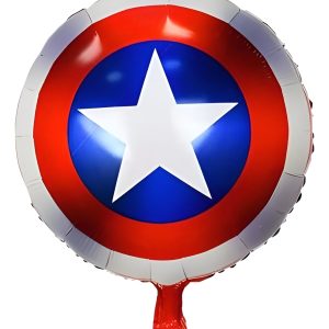Globo Escudo Capitán América Avengers Decoración Cumpleaños