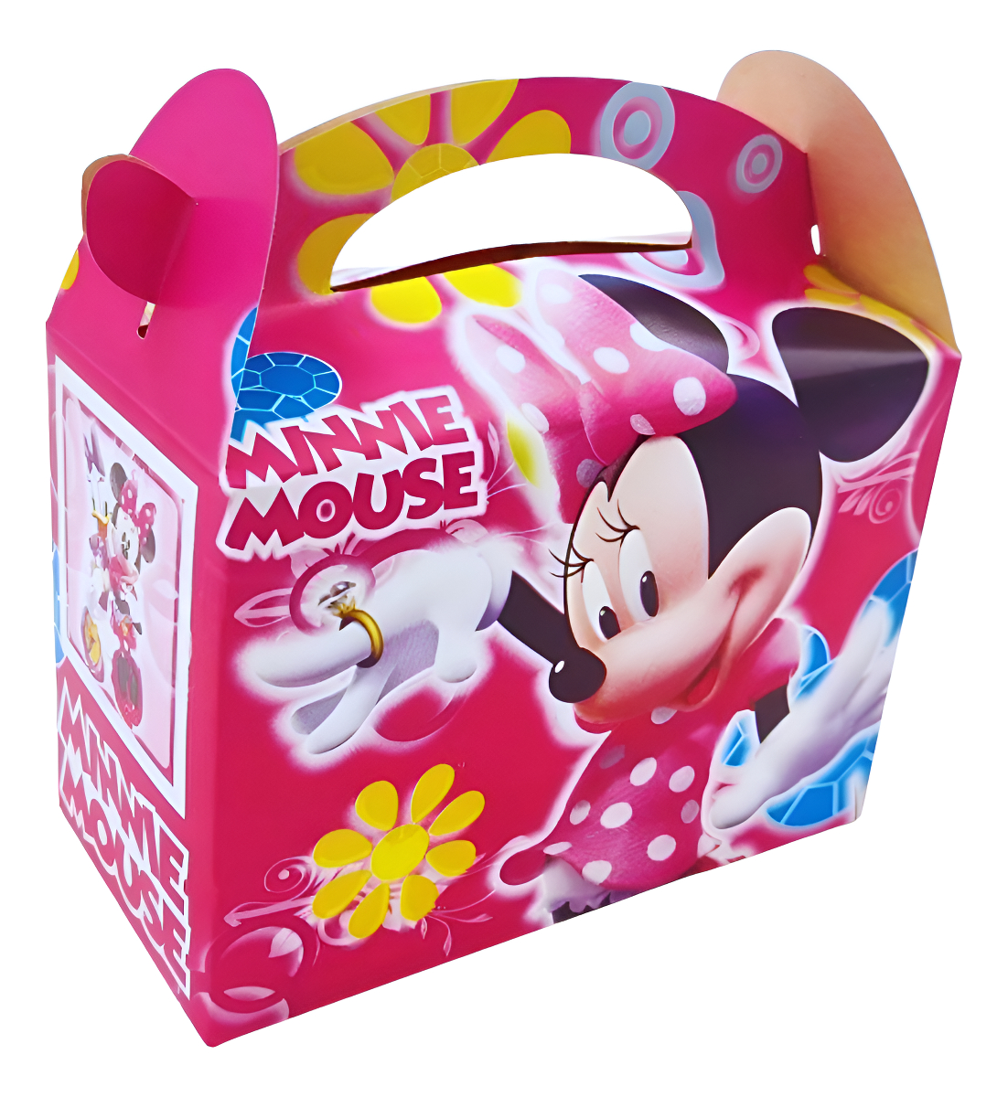 Caja Fiesta Minnie Mouse Cumpleaños Regalo X6 Promo - Imagen 2