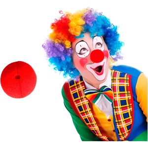 Nariz Payaso Roja Espuma Doctor Clown Obras Teatro Disfraz