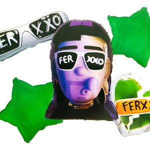 Bouquet Globos Fercho Mor Decoracion Ferxxo Cantante Rap