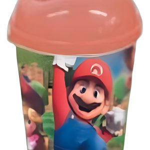 Vaso Pitillo Mario Bros Cumpleaños Mesa Decoracion X6 Barato