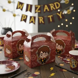Caja Feliz Fiesta X6 Unidades Harry Potter Mago Envío