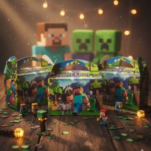Caja Feliz Fiesta X6 Unidades Minero Juego Bloques