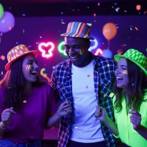 Gorro Sombrero Neon Surtido Multicolor Uv Unidad Comprar