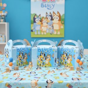 Caja Bluey Cumpleaños Fiesta Decoracion X6 Comprar