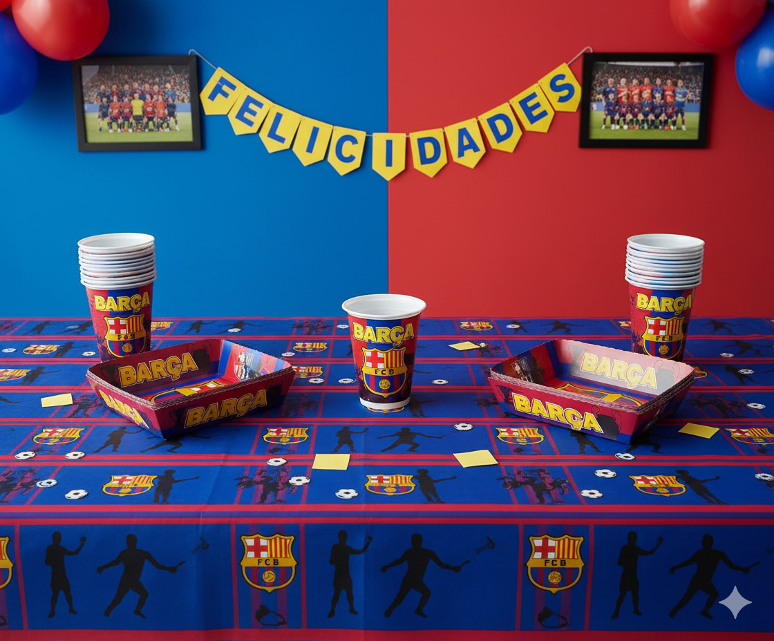 Kit 12 Vasos Platos Decorativos Barcelona Comprar Oferta