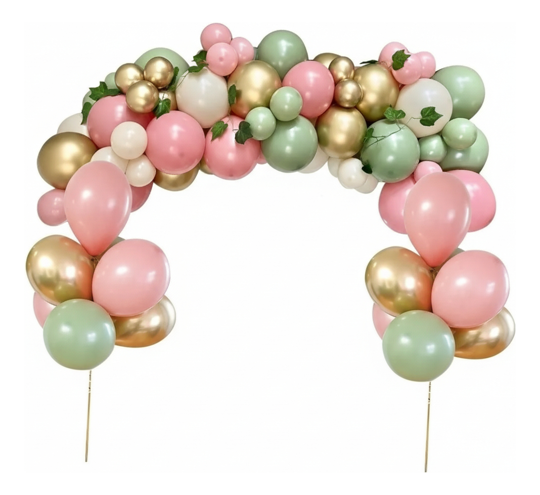 Globo Arco Numero Selva Animales Safari Rosado Comprar Ya
