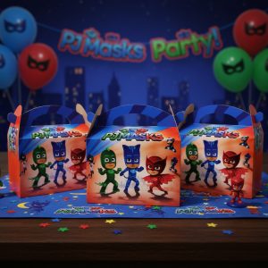 Caja Fiesta Heroes Pijama Cumpleaños X6 Comprar Envío