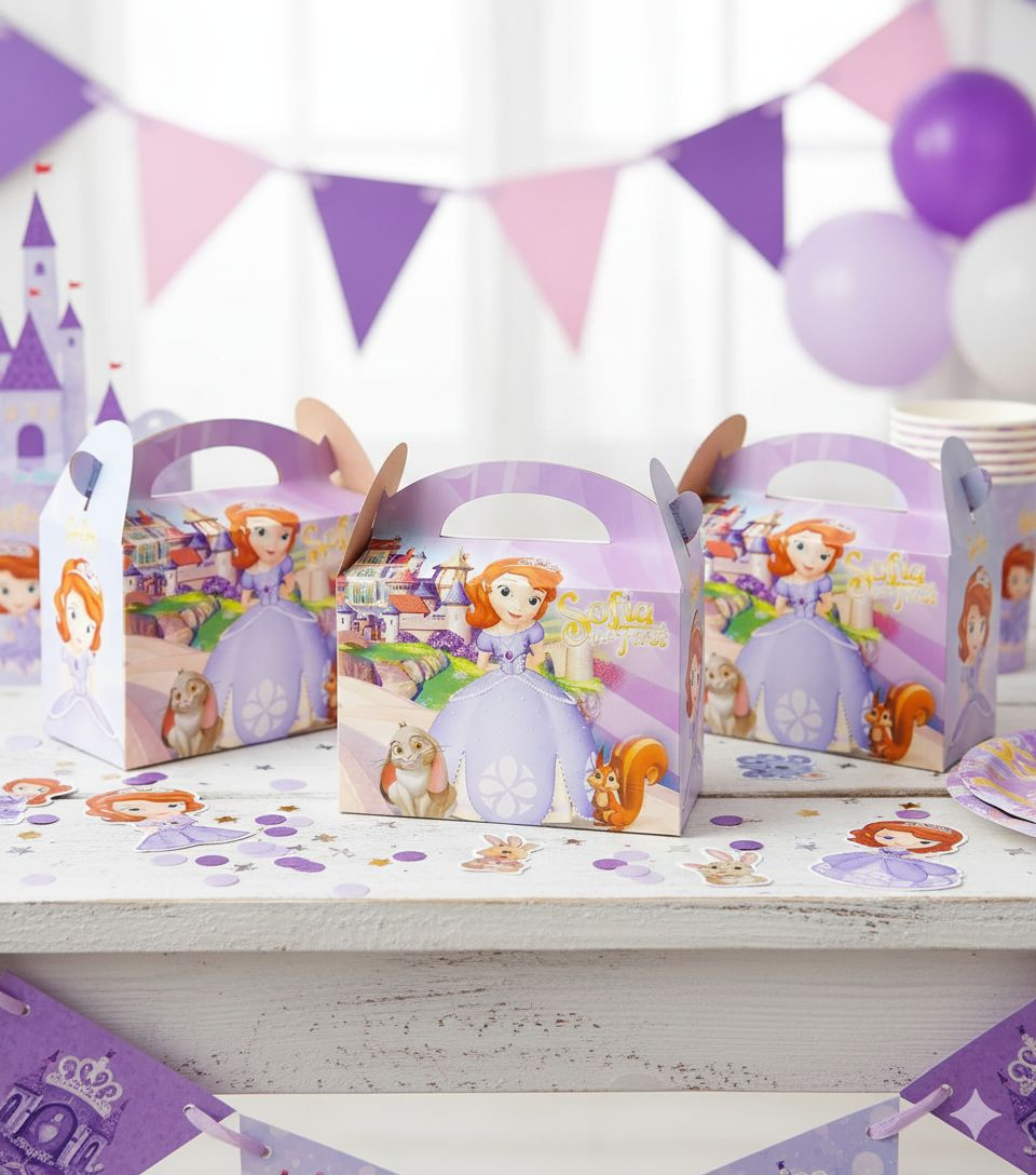 Caja Feliz Fiesta X12 Unidades Princesa Sofia Comprar