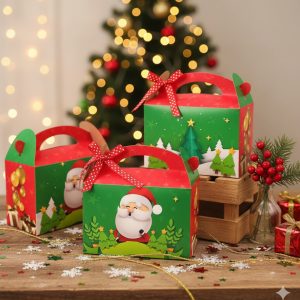 Caja Feliz Fiesta X12 Unidades Navidad Santa Comprar