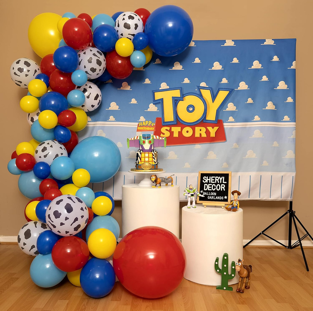Decoracion Globos Arco Toy Story Juguete Cumpleaños Comprar