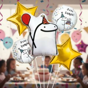 Bouquet Globo Fork Feliz Cumpleaños Meme Fiesta
