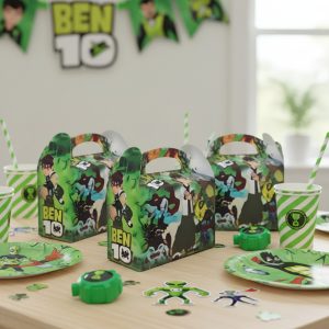 Caja Ben 10 Fiesta Cumpleaños Regalo Decoracion X6