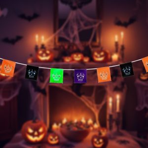 Guirnalda Feston Cumpleaños Mexicana Halloween Muertos Ya