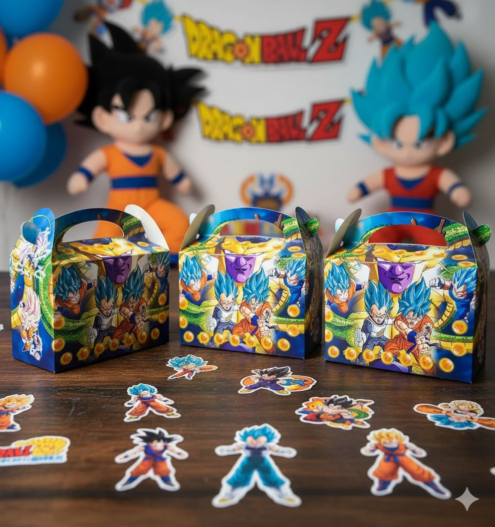 Caja Feliz Fiesta X6 Unidades Dragon Ball Goku Oferta