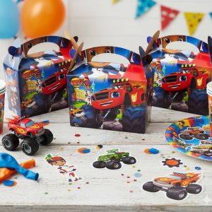 Caja Feliz Fiesta X12 Unidades Blaze Carro Monstruo