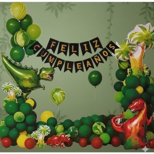 Kit Decorativo Fiesta Globos Dinosaurio 83 Comprar Oferta